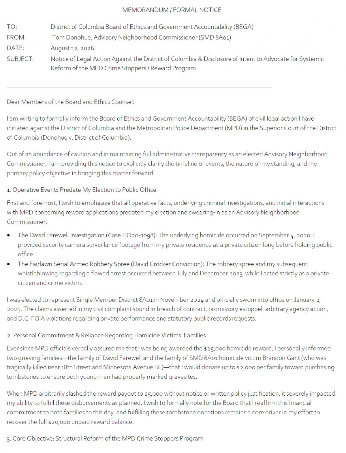 NEIGHBORHOOD & COMMISSION TRANSPARENCY UPDATE 📢 
